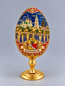 Дизайн-проект яйца-рюмки «Воронеж» — коллекция «Города России»