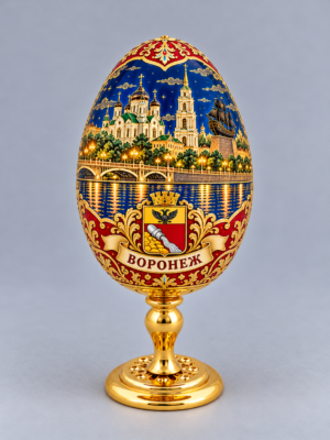 Дизайн-проект яйца-рюмки «Воронеж» — коллекция «Города России»
