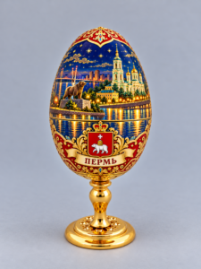 Дизайн-проект яйца-рюмки «Пермь» — коллекция «Города России»
